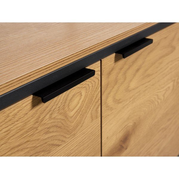 Библиотека от декор от дъб  в естествен цвят 90x190x40 cm Cesura – Unique Furniture-image-3