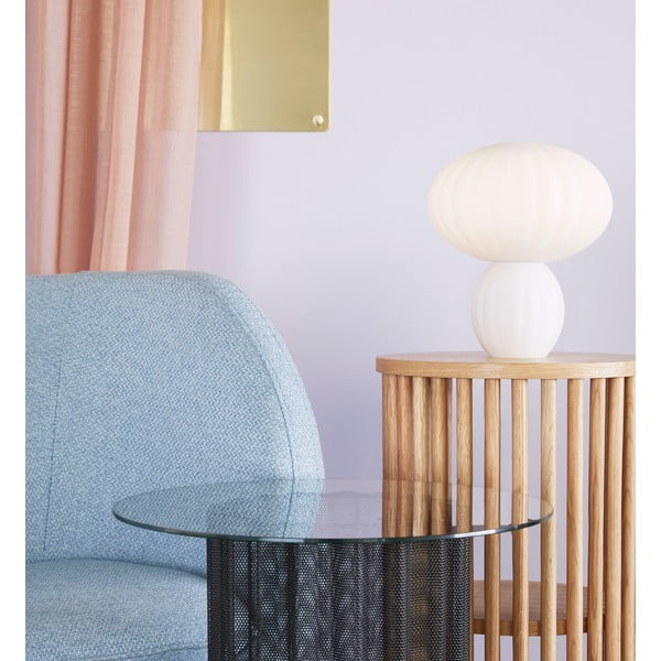 Конзолна масичка от народен дъб, ø 35 cm - Hübsch-image-2