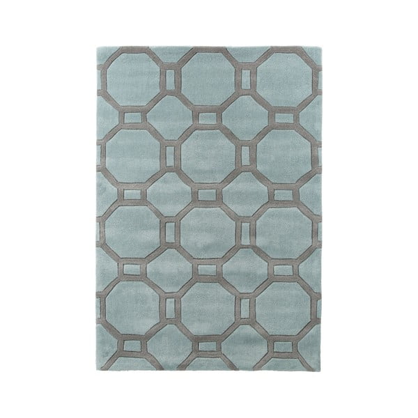 Синьо-сив килим Плочка, 120 x 170 cm Hong Kong - Think Rugs