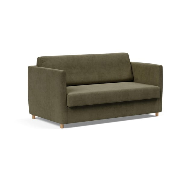 Тъмнозелен велурен разтегателен диван Olan - Innovation-image-2