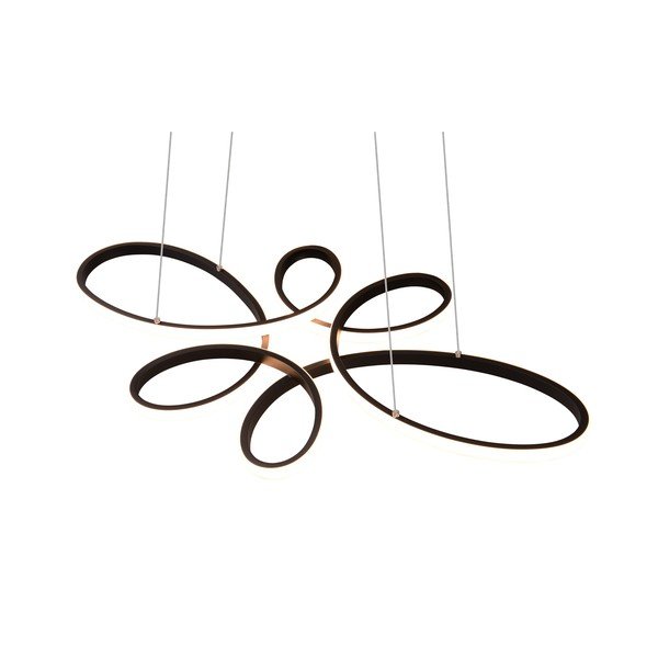 Черно висящо LED осветително тяло Fly - Trio-image-3