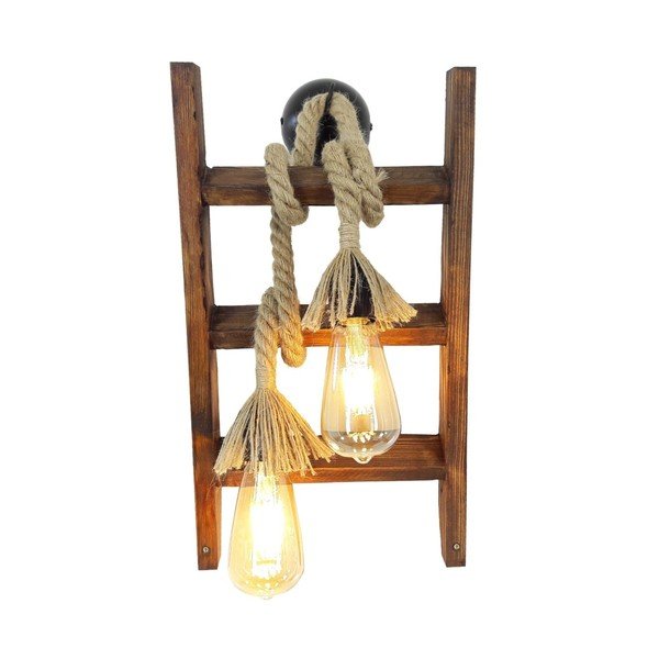 Дървена стенна лампа Merdiven - Opviq lights-image-2