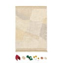 Бежово памучно детско килимче за игра 120x170 cm Farm Fields – Lorena Canals