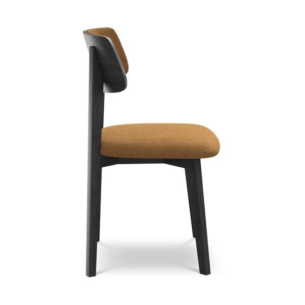 Теракотен трапезен стол от масивна дървесина Niu – Makamii-image-2