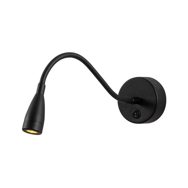 Черна LED стенна лампа Reading – Opviq lights-image-2