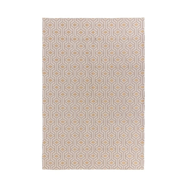 Бежов и жълт памучен килим , 114 x 170 cm Bombax - Flair Rugs