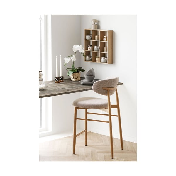 На няколко нива стенен рафт от масивен бор в естествен цвят 46 cm Moss – House Nordic-image-3