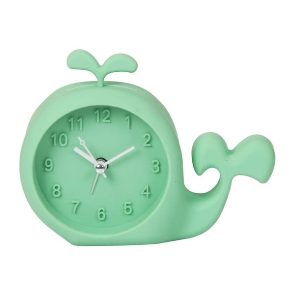 Зелен часовник с аларма Зелен кит - Just 4 Kids