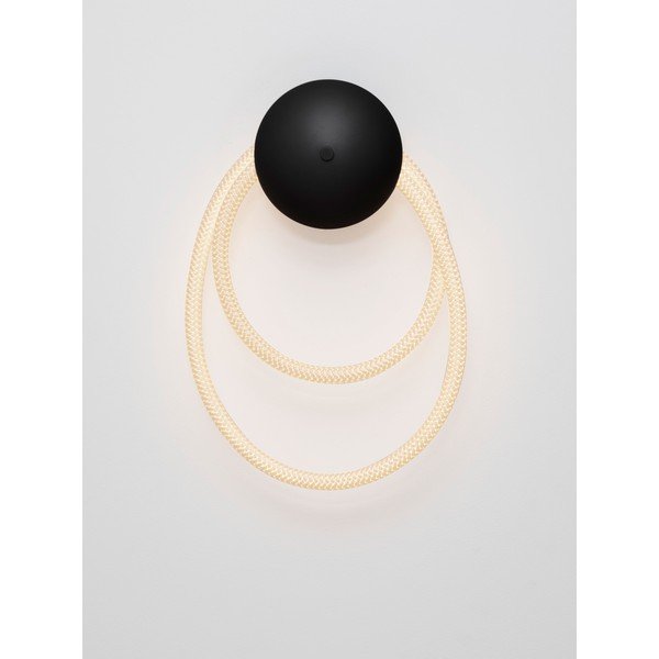Бяла/матово черно стоманена LED стенна лампа Ilane – Nova Luce-image-4