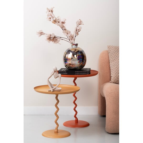 Метална кръгла странична масичка ø 40 cm Zig Zag – Leitmotiv-image-1