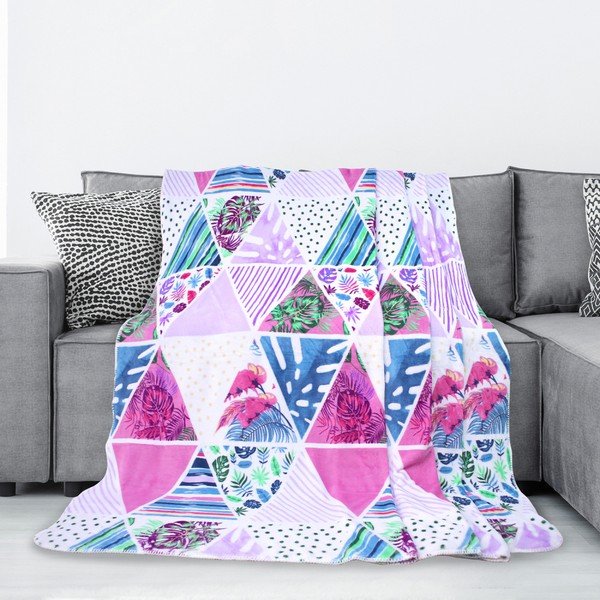 Одеяло от микрофибър Kaleidoscope, 220 x 240 cm Cuddle - AmeliaHome-image-1