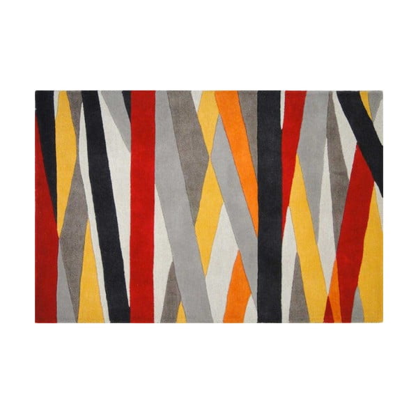 Vlněný koberec Linear, 121x182 cm