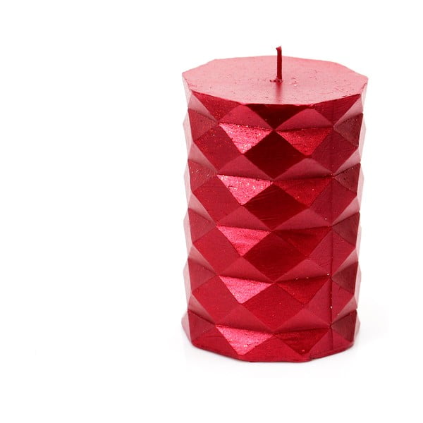 Червена свещ Unimasa Fashion, височина 10 cm - Casa Selección
