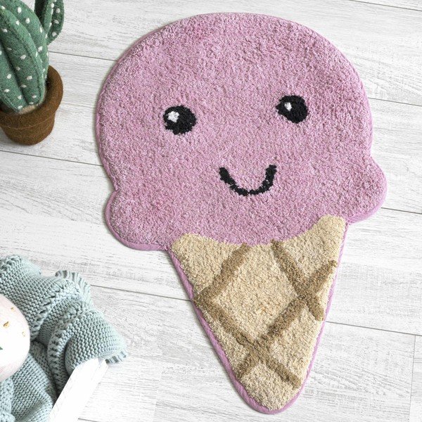 Розово-кафява памучна постелка за баня , 44 x 68 cm Ice Cream - Mr. Fox-image-1