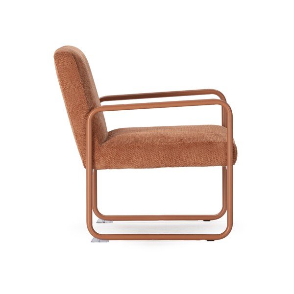 Теракотено шенилово кресло Vince – MOME-image-3