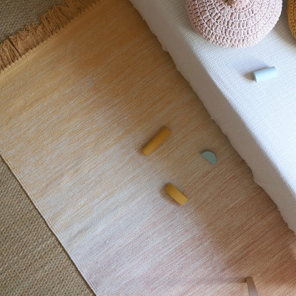 Оранжево-розов миещ се килим 100x150 cm Kirthy - Nattiot-image-4