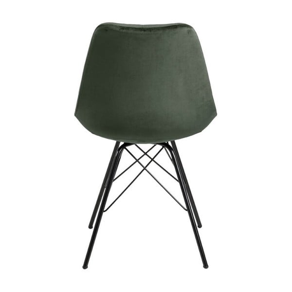 Тъмнозелен стол за хранене Eris - Actona-image-3