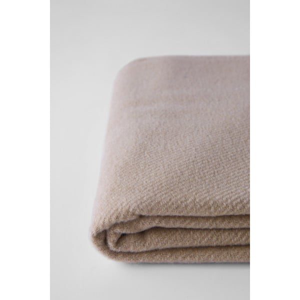 Кафяво одеяло със съдържание на памук Basics, 140 x 180 cm Plain - Euromant-image-1