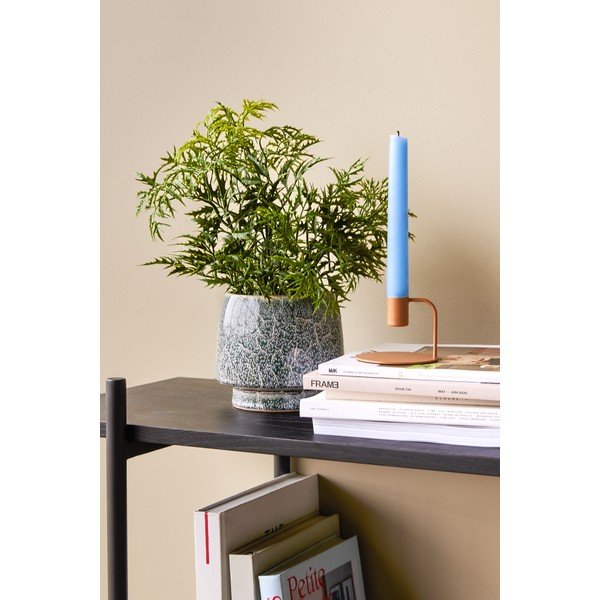 Керамични ръчно изработени покрития за кашпи в комплект от 2 бр. ø 20 cm Lava – Hübsch-image-1