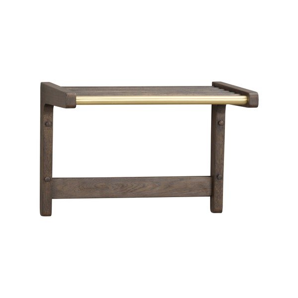 Тъмнокафява дъбова закачалка за стена Inverness - Rowico-image-2