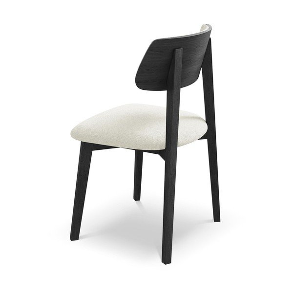 Кремав трапезен стол от масивна дървесина Niu – Makamii-image-3