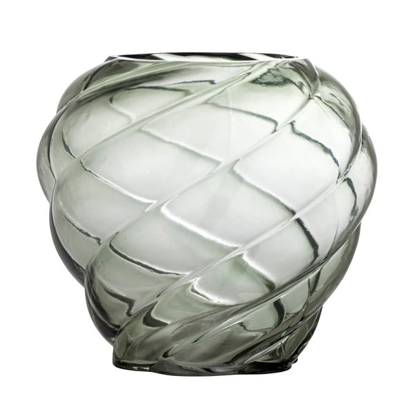 Светлозелена стъклена ваза Leyan - Bloomingville