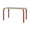 Трапезна маса с дъбов плот 80x140 cm Meko – noo.ma