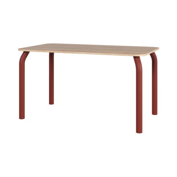 Трапезна маса с дъбов плот 80x140 cm Meko – noo.ma