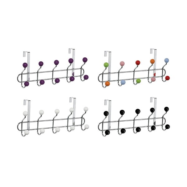 Метална закачалка за врата в цвят бордо-сребро 41 cm - Premier Housewares-image-3