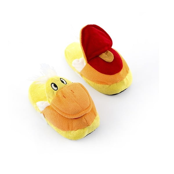 Детски пухкави пантофи Duck, размер M - InnovaGoods