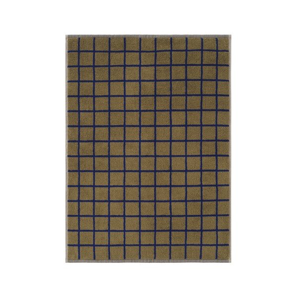 Зелена/синя памучна кърпа 50x70 cm Grid – Jotex-image-2
