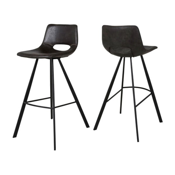 Černá barová židle Canett Coronas, výška 98 cm