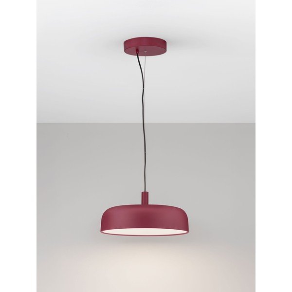 Бордо алуминиево LED затъмняващо се висящо осветително тяло ø 40 cm Noelia – Nova Luce-image-2