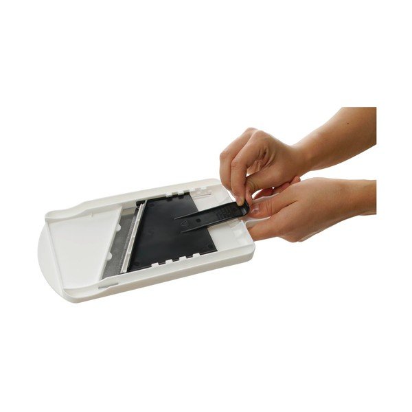 Бяло-черна регулируема машина за рязане на зеленчуци Food & More - Fackelmann-image-1