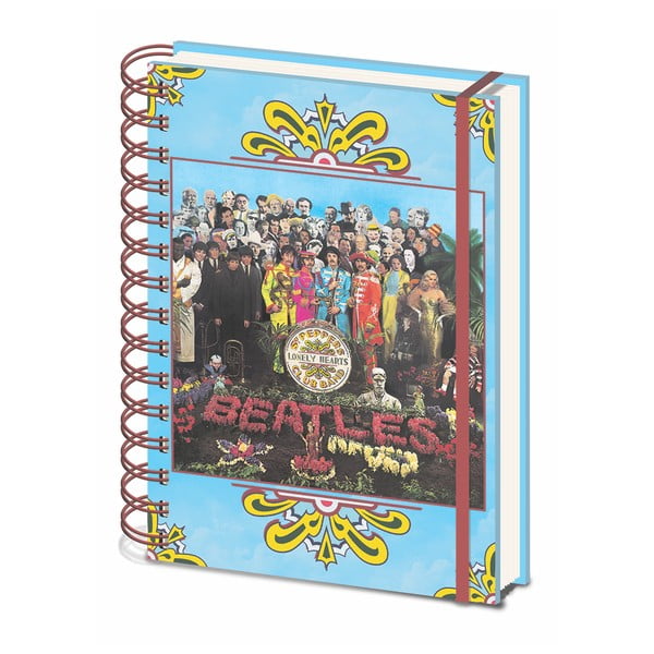 Линирана тетрадка A5 The Beatles Sgt. Pepper´s, 80 страници - Pyramid International