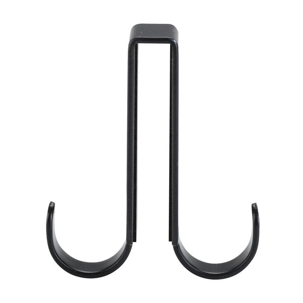 Черна двустранна кука за душ врата Vieste - Wenko-image-2