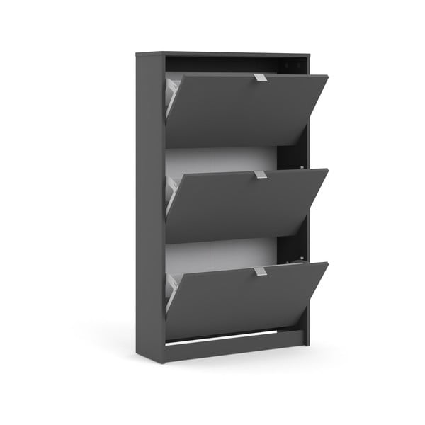 Сива накланяща се стойка за обувки Shoes – Tvilum-image-4