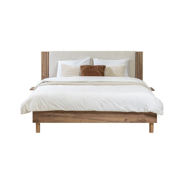 Бежово двойно легло с включена подматрачна рамка 140x190 cm Lior – Bobochic Paris-image-2