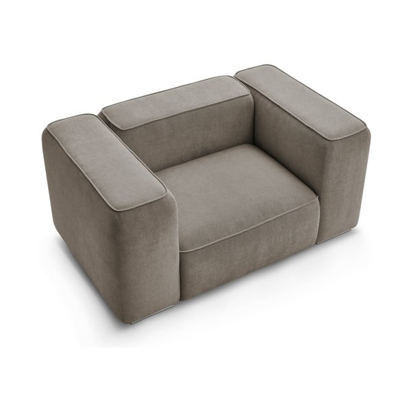 Сиво-бежово кресло Zephyr – Bobochic Paris-image-4