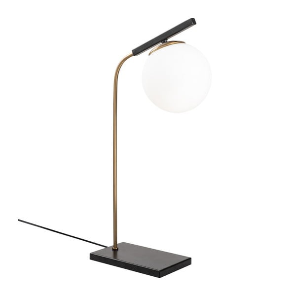 Черна метална настолна лампа Opviq lights Nona - Opviq lights-image-1