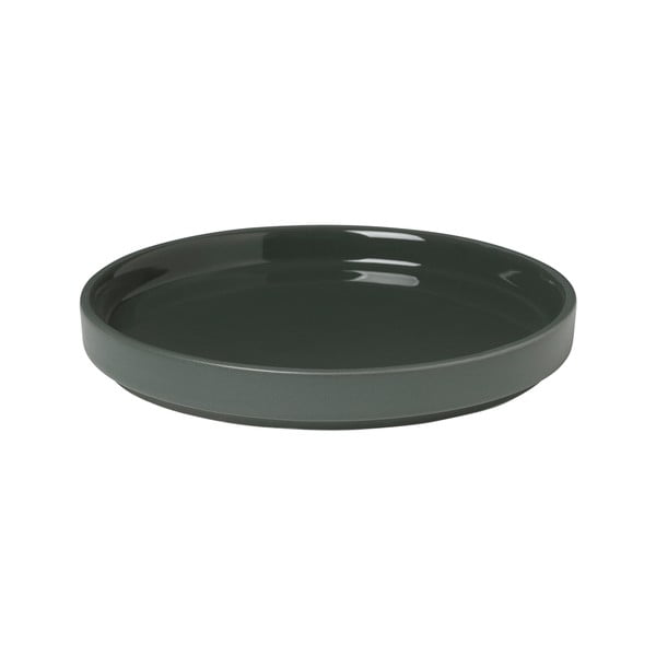 Тъмнозелена керамична чиния Pilar, ø 14 cm - Blomus