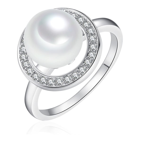Perlový prsten Pearls Of London Sea, vel. 54