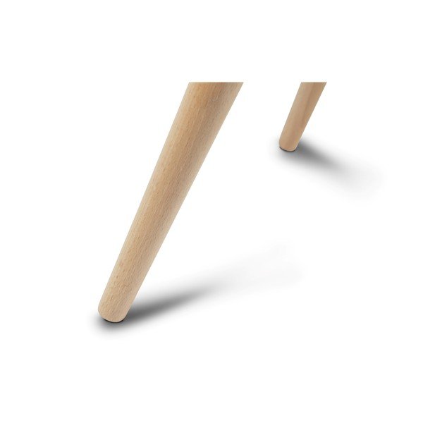 Бяла масичка за кафе с крака от букова дървесина , 75 x 43 cm Fly - Furnhouse-image-3