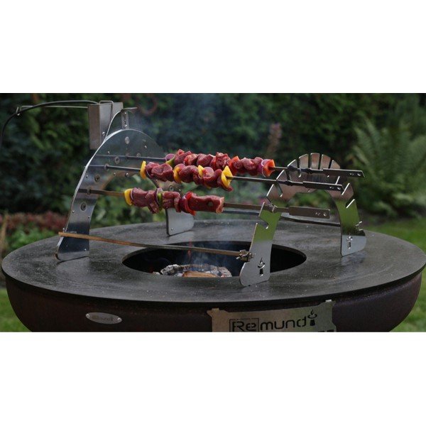 Стойка за грил от хромирана стомана Rotisserie Set – Remundi-image-4