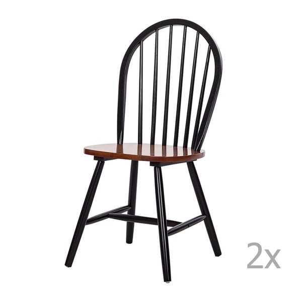 Sada 2 dřevěných  jídelních židlí 13Casa Portofino