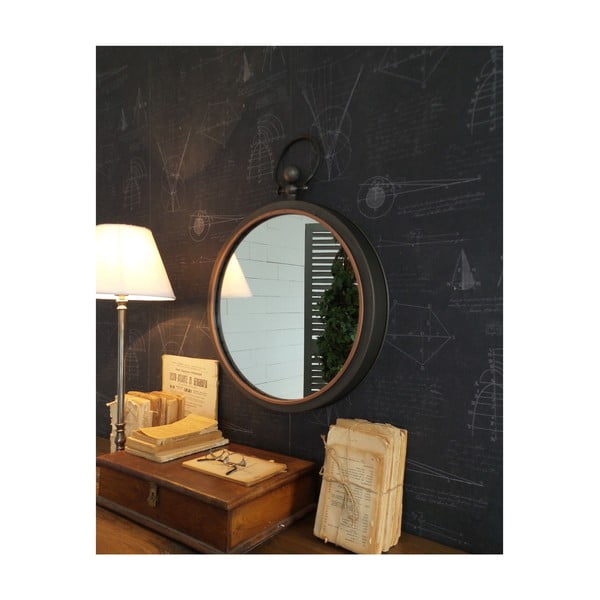 Огледало за стена Old Look Permo, ⌀ 61 cm - Orchidea Milano