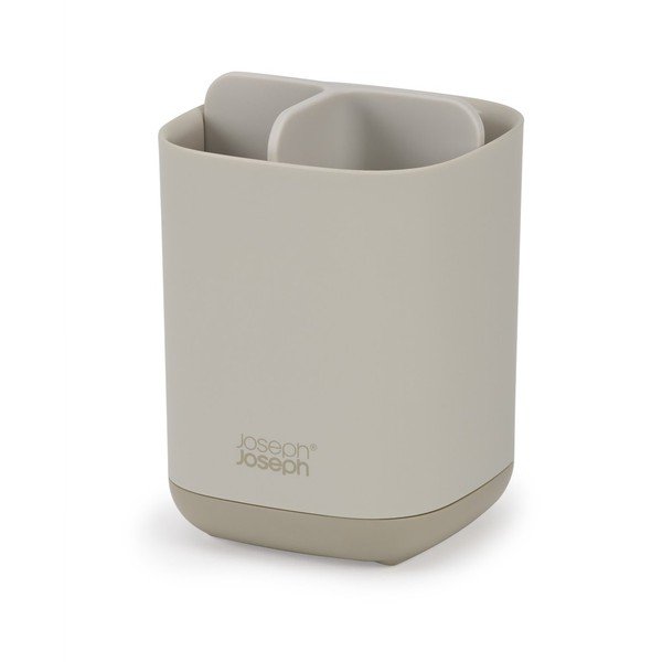 Бежова пластмасова стойка за четки за зъби EasyStore – Joseph Joseph