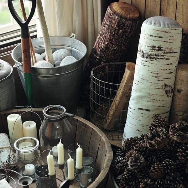 Polštář MeroWings Forest Log, Ø 16 cm-image-1