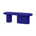 Синя вълнена подплатена пейка Rull – noo.ma