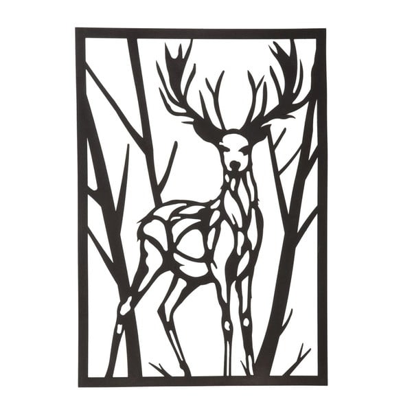 Kovová nástěnná dekorace Deer